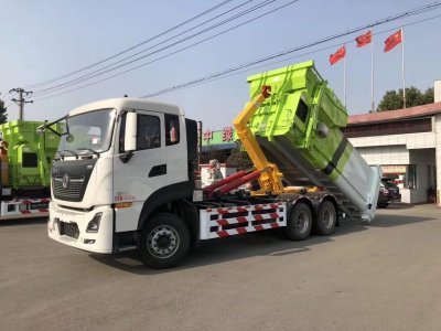 東風天龍      25噸  勾臂式垃圾車 東風天龍      25噸  勾臂式垃圾車