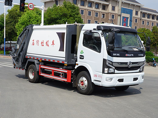 東風8-9立方純電動壓縮式垃圾車
